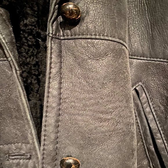 VINTAGE CALAFATE SHEEPSKIN SHERPA COAT! - Picture 3 of 7